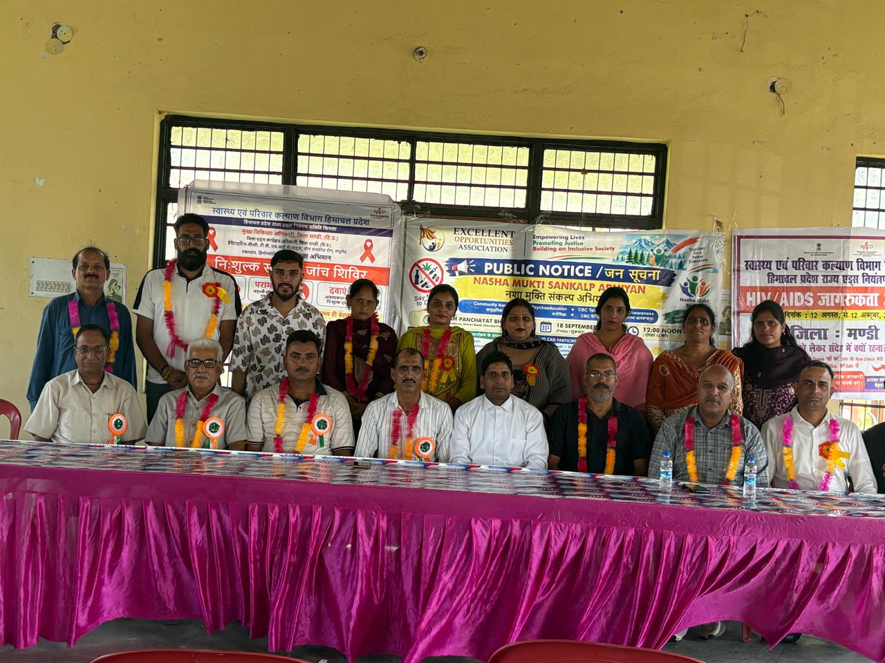 Group Photo 2026 EOA & Recovery Village Bhambla Panchayat Himachal Pradesh