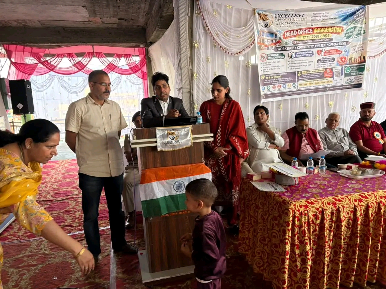 Certificate Distribution to Vishal Ji District Coordinator Prison
