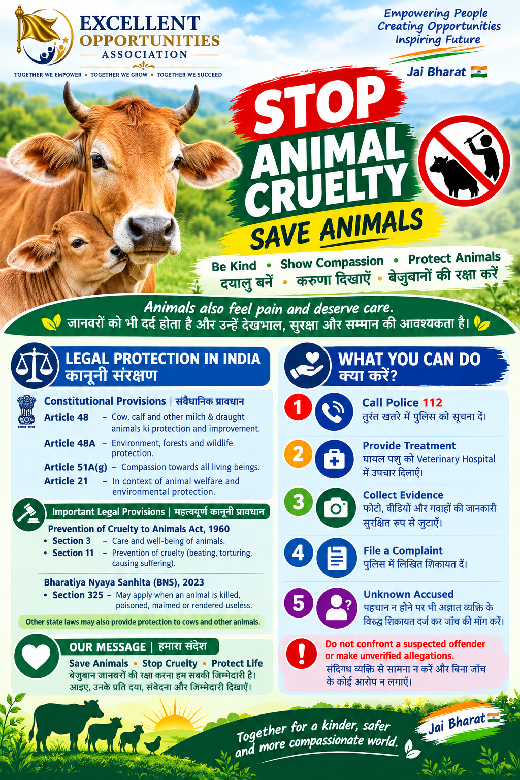 Stop Animal Cruelty – Save Animals | Legal Protection & Awareness in India
